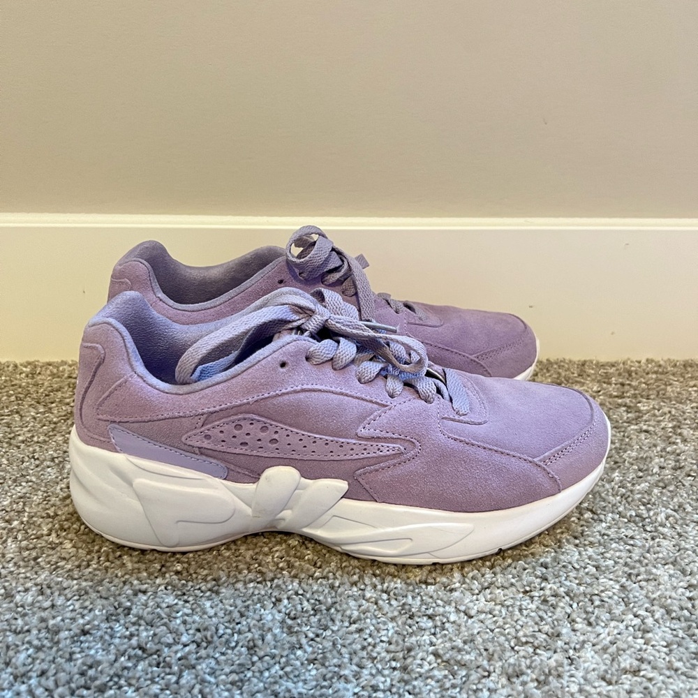 Lavender Fila Sneakers